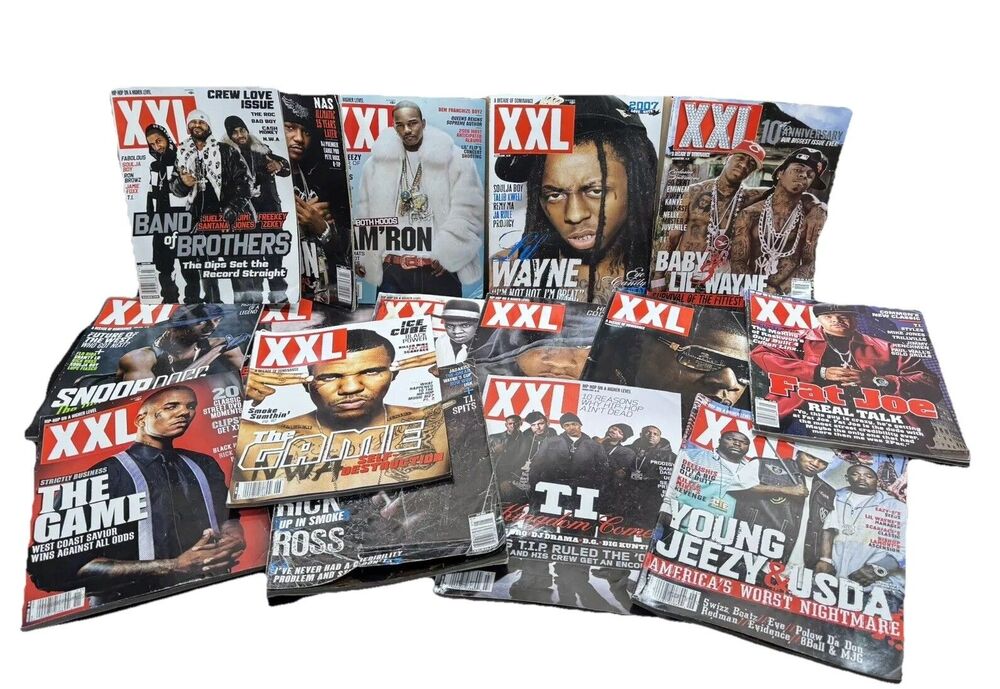 XXL Magazine Lot Of 16 Lil Wayne 2 PAC The Game Jay Z Dipset Rick Ross Fat Joe